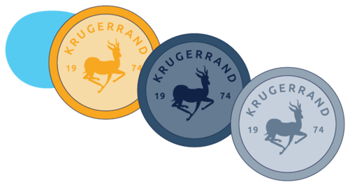 Kruger Rand Coin illustration 