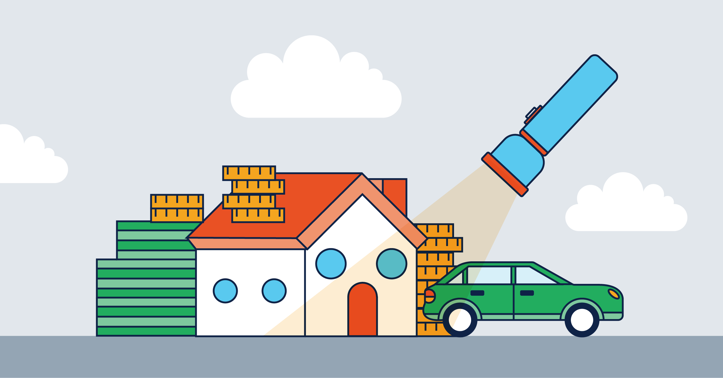 Understanding Money Laundering and Terrorist Financing - nCino KYC Illustration 